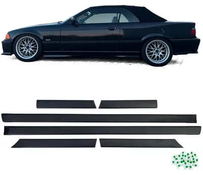 Für BMW 3er E36 Coupe Cabrio M 1990-1999 Türleisten Stoß Zierleisten 6 teilig in der Farbe von Carparts-Online GmbH