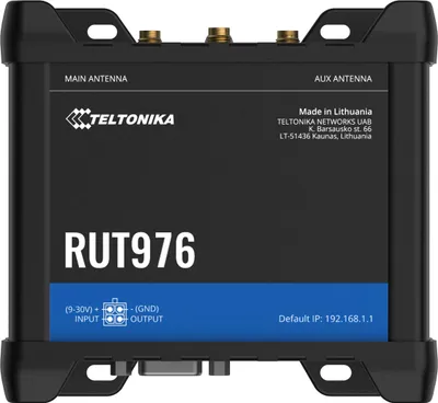 Image de Teltonika · Router · RUT976 · Redcap 5G Router (RUT976000000)