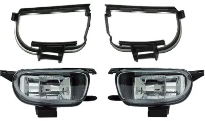 Immagine prodotto di Kit completo di fari antinebbia, inclusi telaio e supporti di montaggio, per Volkswagen T4 dal 1996 al 2003