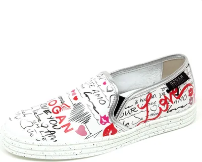 Produktbild von D2344 sneaker donna HOGAN REBEL R141 scarpa slip on shoe Frau