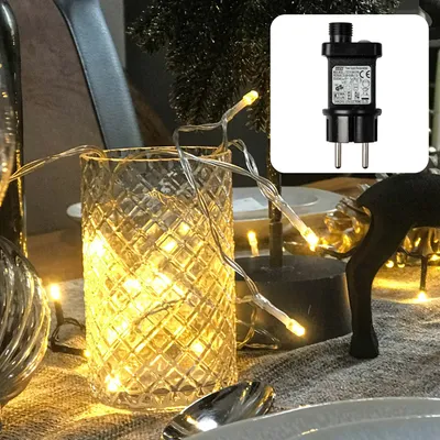 Produktbild von Lichterkette Deko 160 LED warmweiß Beleuchtung Party Garten Outdoor IP44 Timer