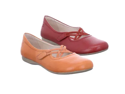Produktbild von Josef Seibel 87239-971 Fiona 39 Ballerina Klettverschluss Riemchen Slipper, Größe:41 EU, Farbe:Rot