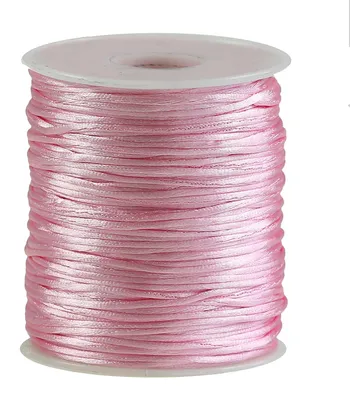 Produktbild von Satinschnur 80m x 1mm Flechtschnur Kumihimo Bastelschnur Geschenkschnur