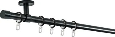 Produktbild von SN Deco - Stilgarnitur Brest, 19 mm, 1-Lauf, schwarz, 200 cm, Wand oder Deckenmontage