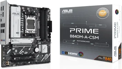 Image de ASUS PRIME B840M-A-CSM AMD B840 Socket AM5 micro ATX