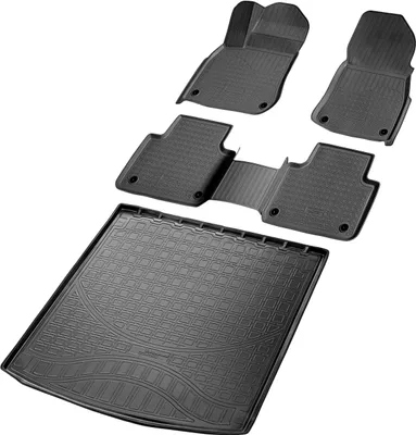 Produktbild von Fußmatten & Kofferraumwanne Set passend für  VW Touareg III, Typ CR7 | ab 2018>