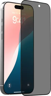 Produktbild von Devia Folie Glass Van Series Full Screen Privacy Twice iPhone 16 Pro Schwarz