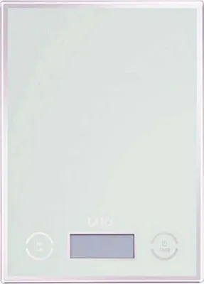 Obrázek produktu pro Laica KS1050, Elektronická kuchyňská váha, 5 kg, 1 g, Bílá, Sklo, Pracovní deska