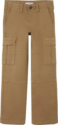 Immagine prodotto di Pantaloni cargo da bambino Name It modello Ryan, vestibilità dritta, cintura regolabile, con tasche laterali