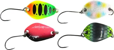 Produktbild von Paladin Trout Spoon 2,1g Forellenblinker, Farbe:pastell-goldfarben-glitter/weiß-glitter