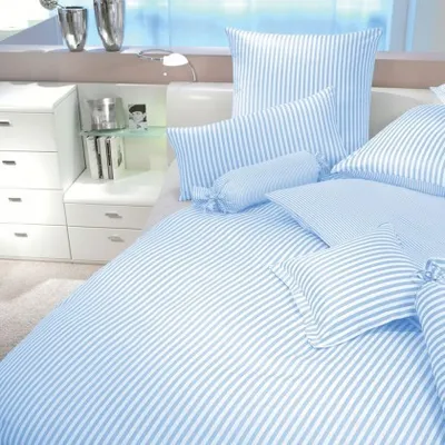 Produktbild von Janine Mako-Satin Kissenhülle Kiss.40x80 1 teilig  modernclassic 3912-22-602 hellblau
