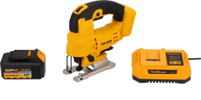 Produktbild von Tolsen 20V Akku-Stichsäge – Inkl. 1x 4,0 Ah Akku, 1x Schnellladegerät & Zubehör - Maxami