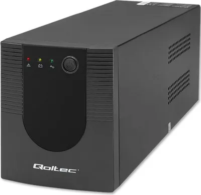 Image de Qoltec 53776 uninterruptible power supply (UPS) Line-Interactive 1.5 kVA 900 W 4 AC outlet(s)