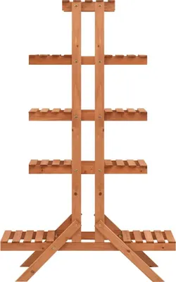 Obrázok produktu pre vidaXL Stojan na kvety 83x25x132 cm Masívne jedľové drevo