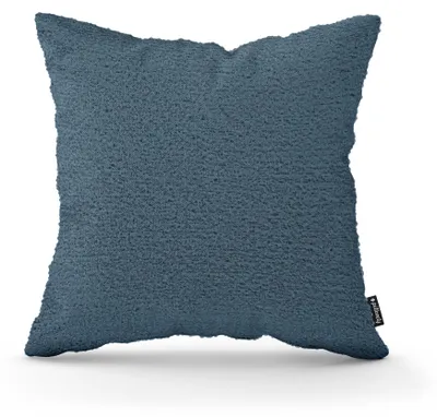 Imagen del producto de Cojín decorativo de borreguito Azur acero 45 × 45 cm