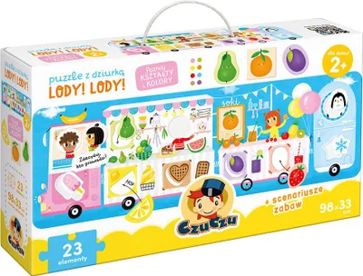 Zdjęcie produktu dla CZUCZU Puzzle z dziurką Lody! Lody! dla dzieci 90418