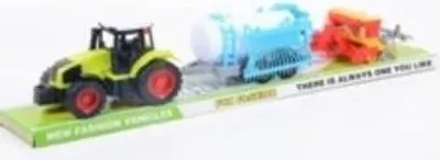 Zdjęcie produktu dla Traktor + dwie maszyny (zabawki, pojazdy)