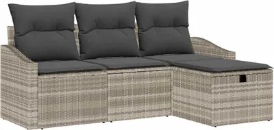 Productafbeelding van vidaXL Set van 4 tuinmeubels, polyrotan