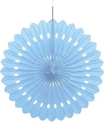 Produktbild von Deko Fächerblume Türkisblau 40cm