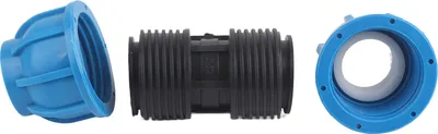 Immagine prodotto di 4 pezzi adattatore per tubi dell'acqua in plastica PE da 32 mm a 32 mm, accessori