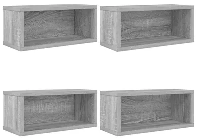 Immagine prodotto di Rack per Stoccaggio CD 4 pz Sonoma grigio 40 x 17 x 17 cm