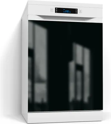 Produktbild von DEQORI Magnetmatte Spülmaschine Standard 60x70 cm 'Schwarz' Magnetfolie Deko-Folie