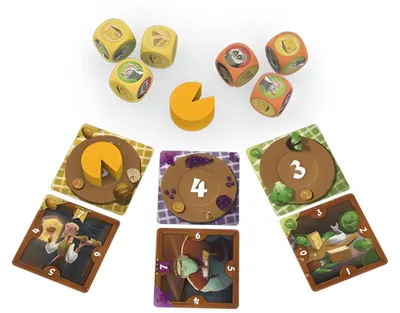 Produktbild von iello Cheese Master: Das rasante Brettspiel mit Tiergetümmel um den schnellen Käse