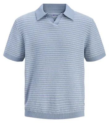Immagine prodotto di JACK & JONES Jprbluasher, maglia a coste con scollo a V e maniche corte
