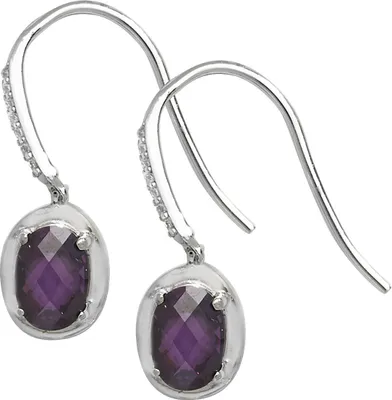 Produktbild von 925 Sterling Silber Damen - Paar Ohrringe mit Zirkonia - 24mm*7mm; TRS14111