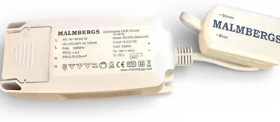 Produktbild von Malmbergs 9952030 LED Treiber 350mA 16W dimmbar – Konstantstrom 18–32V TRIAC
