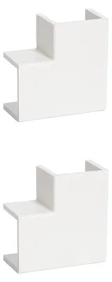 Produktbild von T-Stück für 15 x 15 mm Kabelkanäle, weiß, 2er-Pack, Tehalit