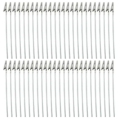 50 Stück Metall-Krokodilklemmen für Fotos, Notizen und DIY