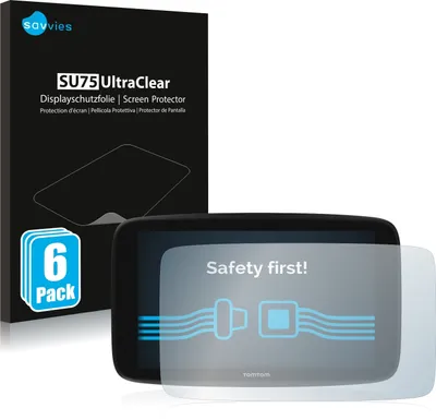 Produktbild von 6x Für TomTom Go Expert 6" Schutzfolie Savvies Displayschutz Display Schutz Folie Klar Transparent