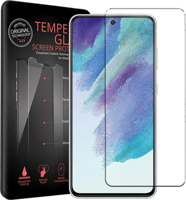 Produktbild von 2x Conie Glasfolie für Samsung Galaxy S21 FE Displayschutz Folie Panzer Glas Premium Schutzfolie Set Blasenfrei