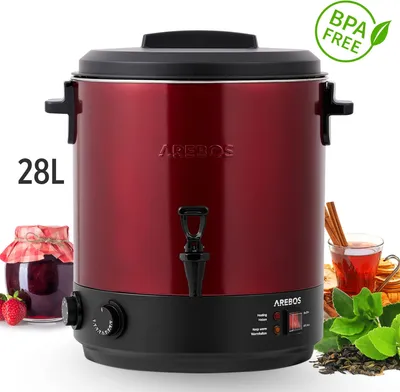 Produktbild von AREBOS automatický konzervačný hrniec 1800 W, konzervačný hrniec 28 l, plynulá regulácia 30-110 °C