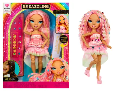 Produktbild von Rainbow High Be Dazzling Fashion Dolls - Adeline Rose (Pink), Modepuppe, Weiblich, 4 Jahr(e), Junge/Mädchen, Rose