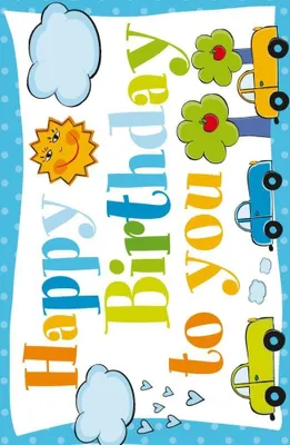 Obrázok produktu pre Artebene Karte Birthday-Autos-Boys