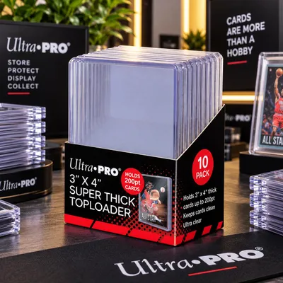Productafbeelding van Ultra Pro Toploader 200PT, 10 stuks, AI-gegenereerde afbeelding