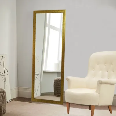 Produktbild von Skye Decor, Cheval - Gold, Cheval-Spiegel, 100 % KUNSTSTOFF, Gold, 40 x 105 cm