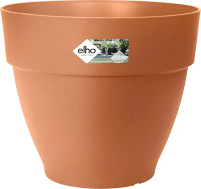 Produktbild von Pflanztopf Elho Vibia Campana Kunststoff Ø 20 cm H 16,8 cm braun