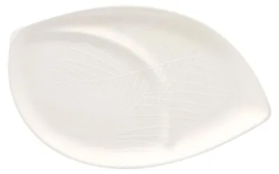 Produktbild von 50 Teller "Folia" Zuckerrohr 2-geteilt 1,5 cm x 30 cm x 47,2 cm