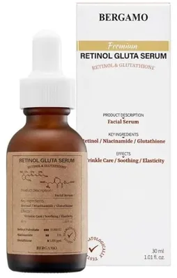 Produktbild von BERGAMO RETINOL GLUTA SERUM 30 ml - Koreanisches Serum mit Retinol