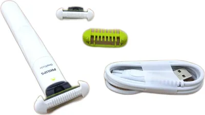 Productafbeelding van Philips Norelco OneBlade OneBlade QP1924/30 Intieme verzorging, Ingebouwde batterij, Geschikt voor zowel droge als natte scheerbeurt, Wit