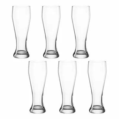 Immagine prodotto di montana: :basic Weizenbierglas, 6er Set, Weißbierglas, Weizenglas, Weizenbier, Bierglas, Weizenbier Glas, 500 ml, 075052