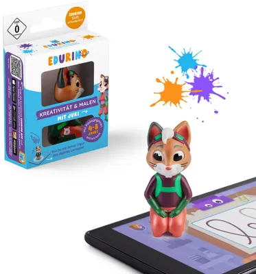 Produktbild von Edurino Figur Juki "Kreativität & Malen ab 4", 4 Jahr(e), Mehrfarbig