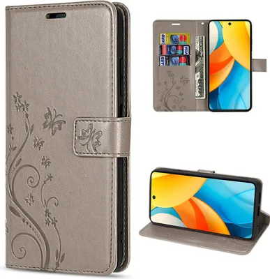 Produktbild von Hülle für ZTE Blade V60 Vita Handy Tasche Handyhülle Hülle Schutzhülle Klapphülle in Grau