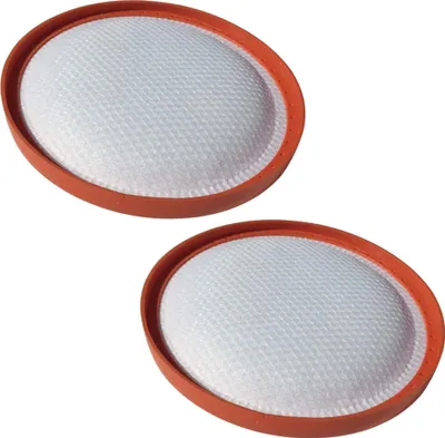 Produktbild von 2x Vormotorfilter Motorschutzfilter Filter 12,5cm ersetzt Dirtdevil / Vax 2991001 1-1-131167-00 1-7-131402-00 1113116700 1713140200 für Dirt Devil Centrino + Plus CC2 Cleancontrol 2 3.0 3.1 Deluxe Cleancontrol R