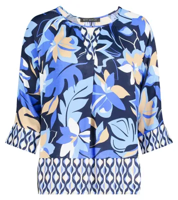 Produktbild von Betty Barclay Collection (264) Bluse Lang 3/4 Arm, Dark Blue/Blue 8881 8881 38