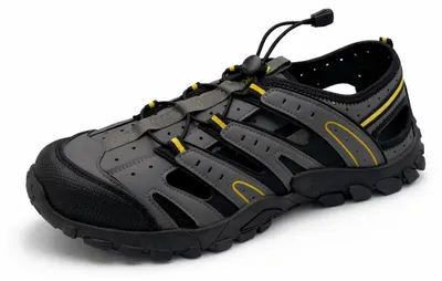 Produktbild von Sandalen Herren - Freizeitsandalen - Mesh-Futter - Griffige Sohle - Grau/Schwarz - Gr. 44 - Mars GB
