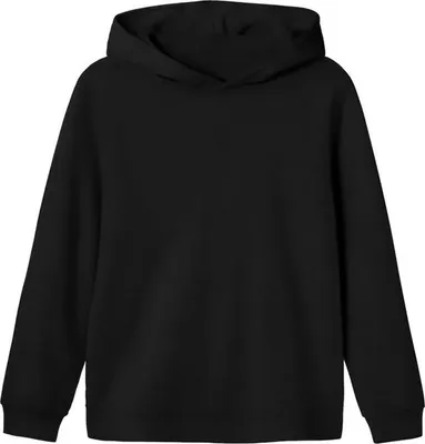 Zdjęcie produktu dla Name It Nizu Lmtd Bluza z kapturem czarny 11-12 lat chłopcy,dziewczęta czarny 11-12 lat